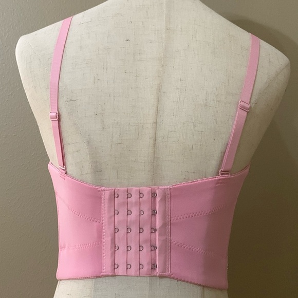 Rhinestones Women’s Bralette Corset Sexy Bustier Removable Straps Bridgeton XS - Picture 6 of 6